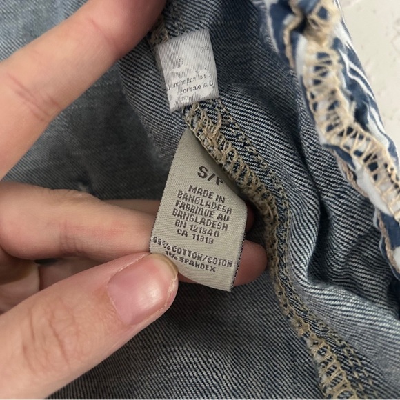 Garage Denim Blue Jean Women's Jacket Casual Spring Small - Picture 3 of 6